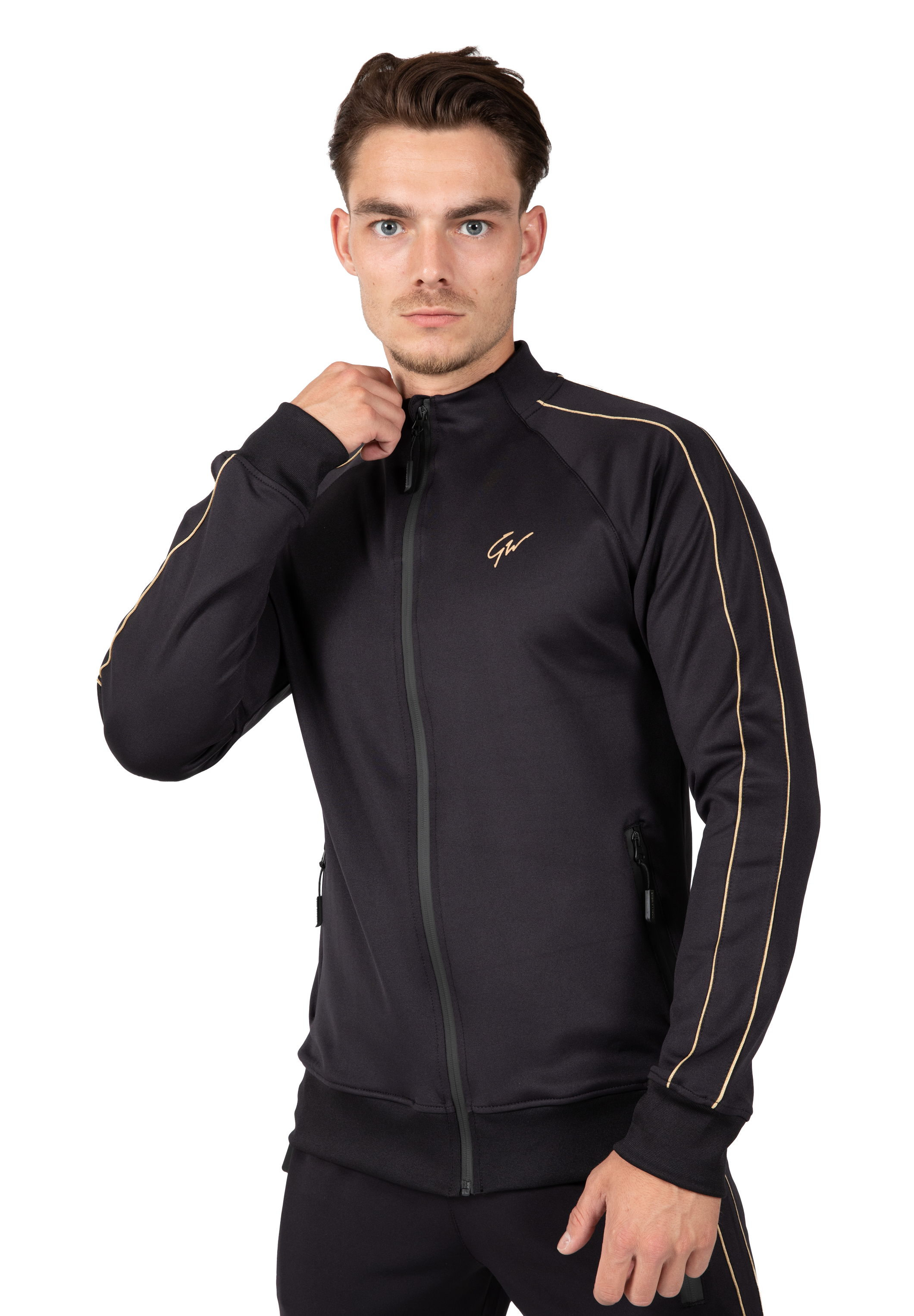 Gorilla Wear Wenden Track Jacket Jacket Black/Gold