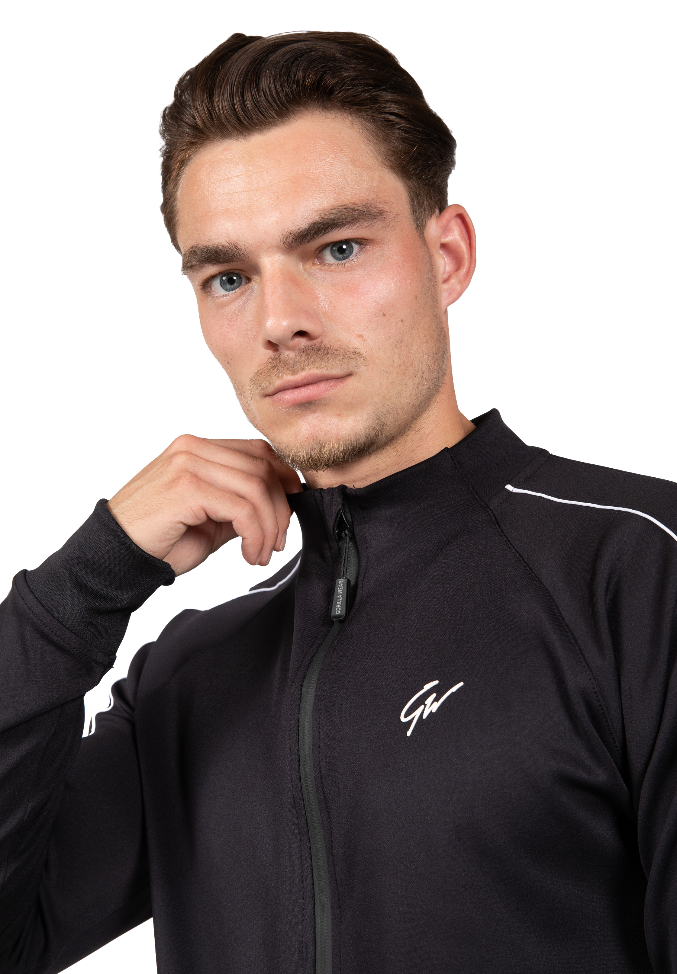 Gorilla Wear Wenden Track Jacket Jacket Black/White