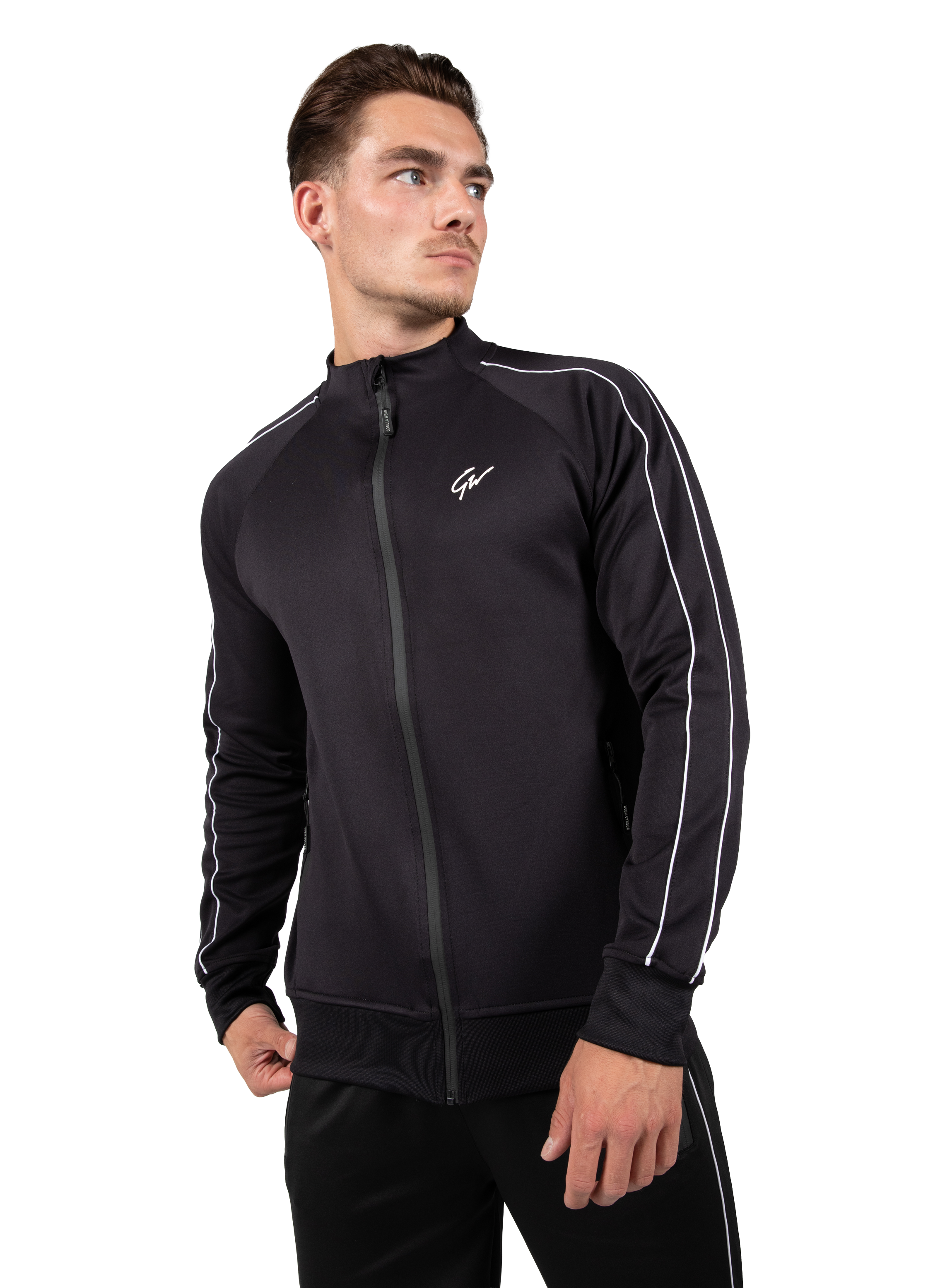 Gorilla Wear Wenden Track Jacket Jacket Black/White