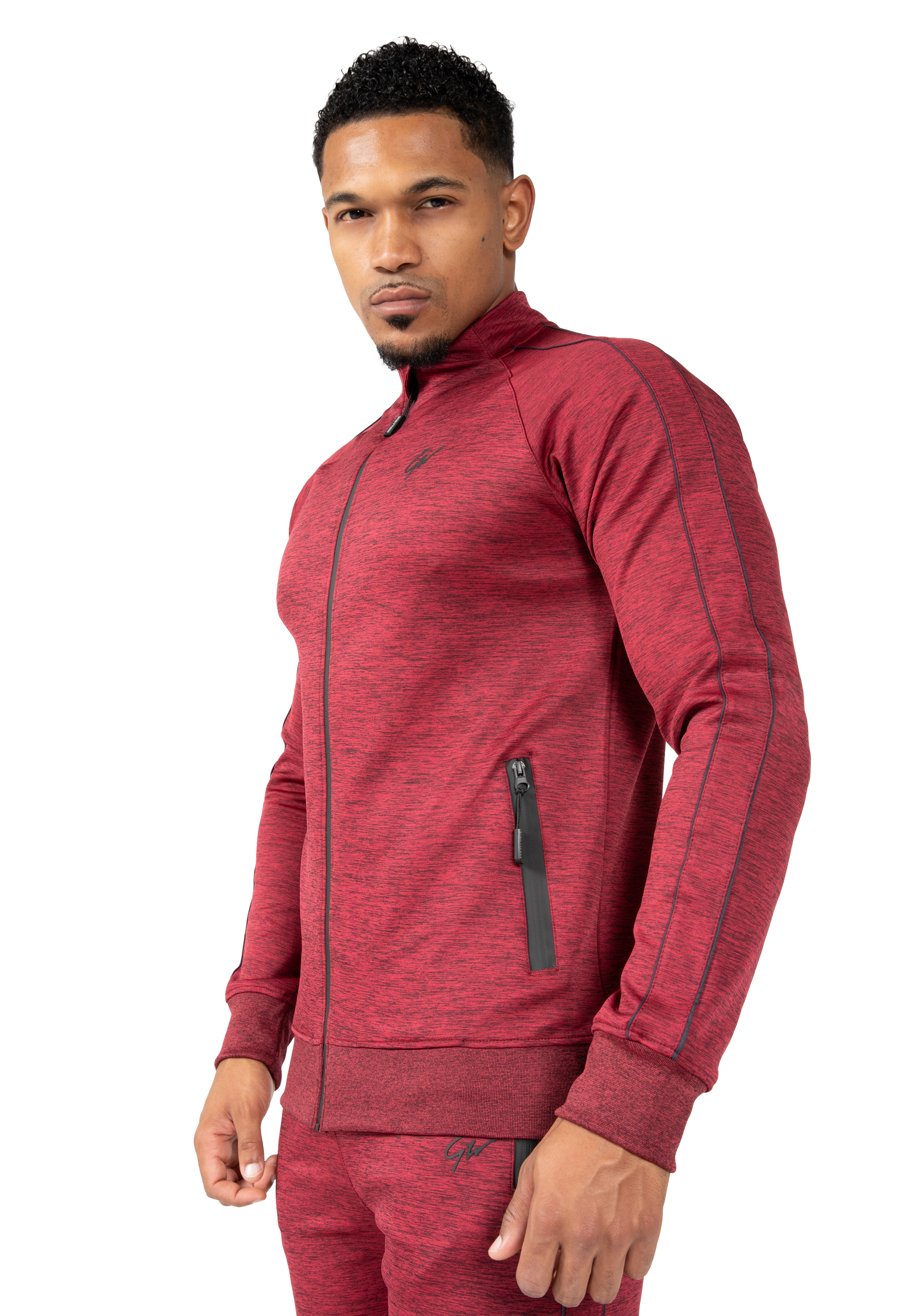 Gorilla Wear Wenden Track Jacket Jacket Burgundy