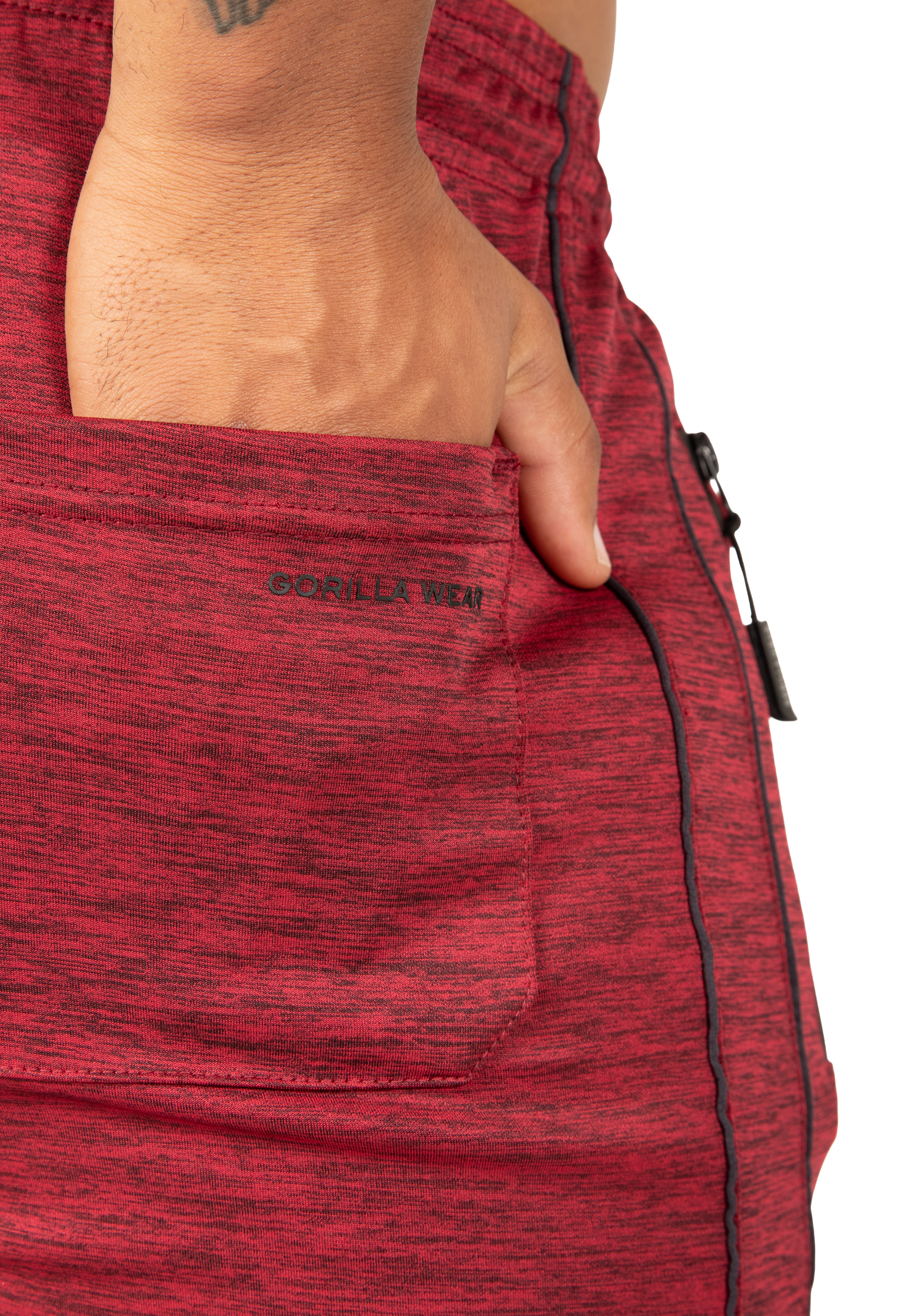 Gorilla Wear Wenden Track Shorts Shorts Burgundy