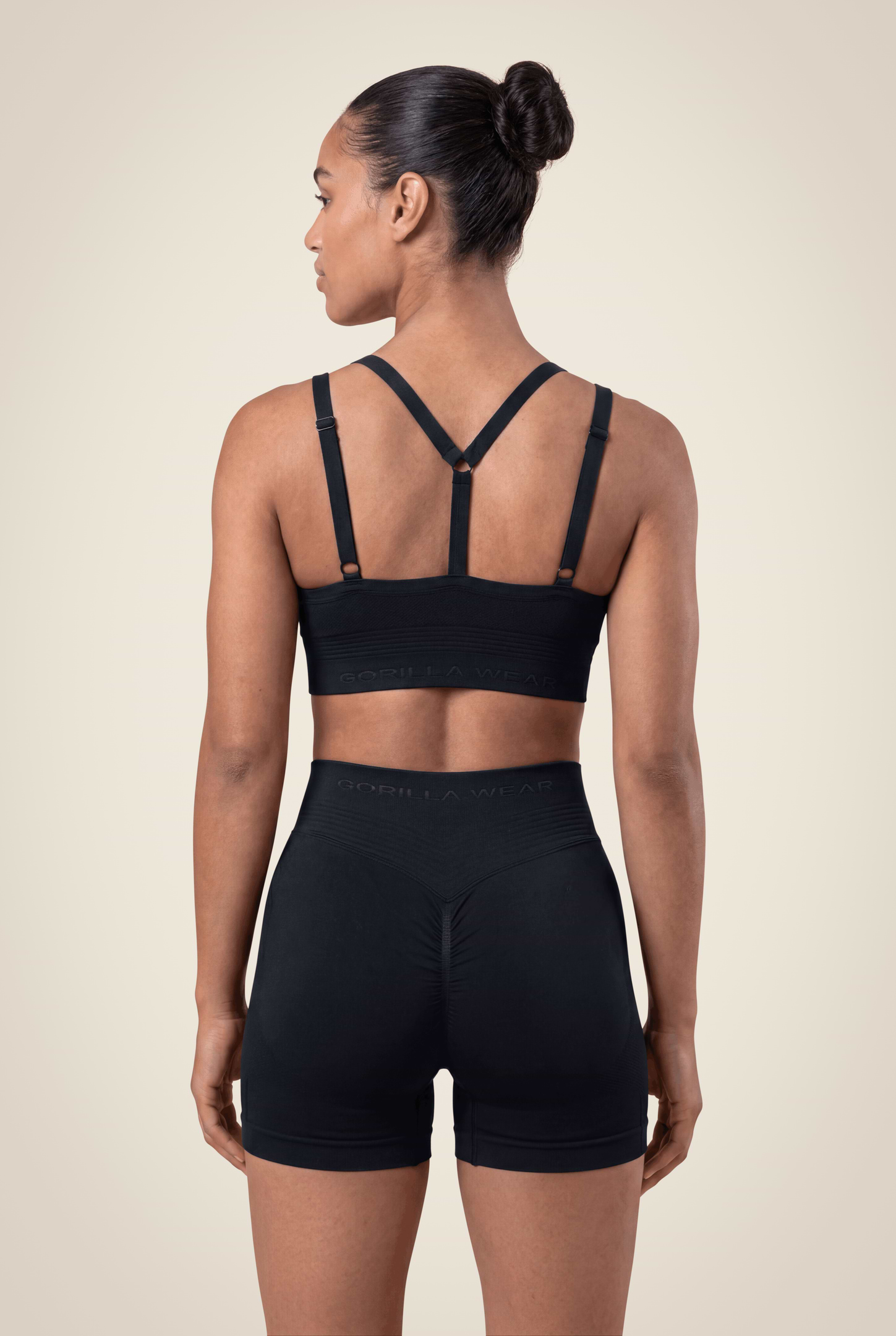 Gorilla Wear Whitney Seamless Sports Bra Sports Bra Black