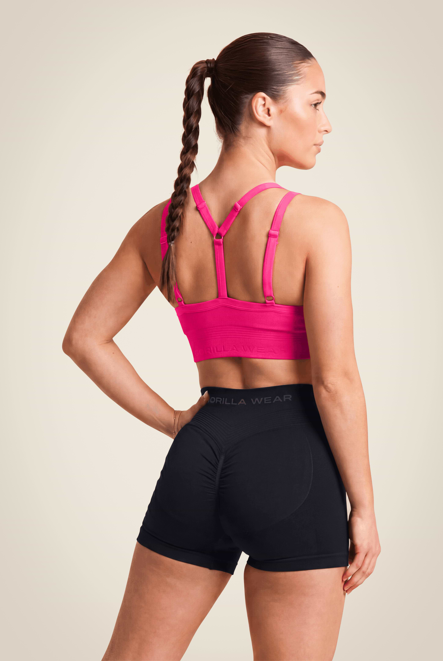 Gorilla Wear Whitney Seamless Sports Bra Sports Bra Pink