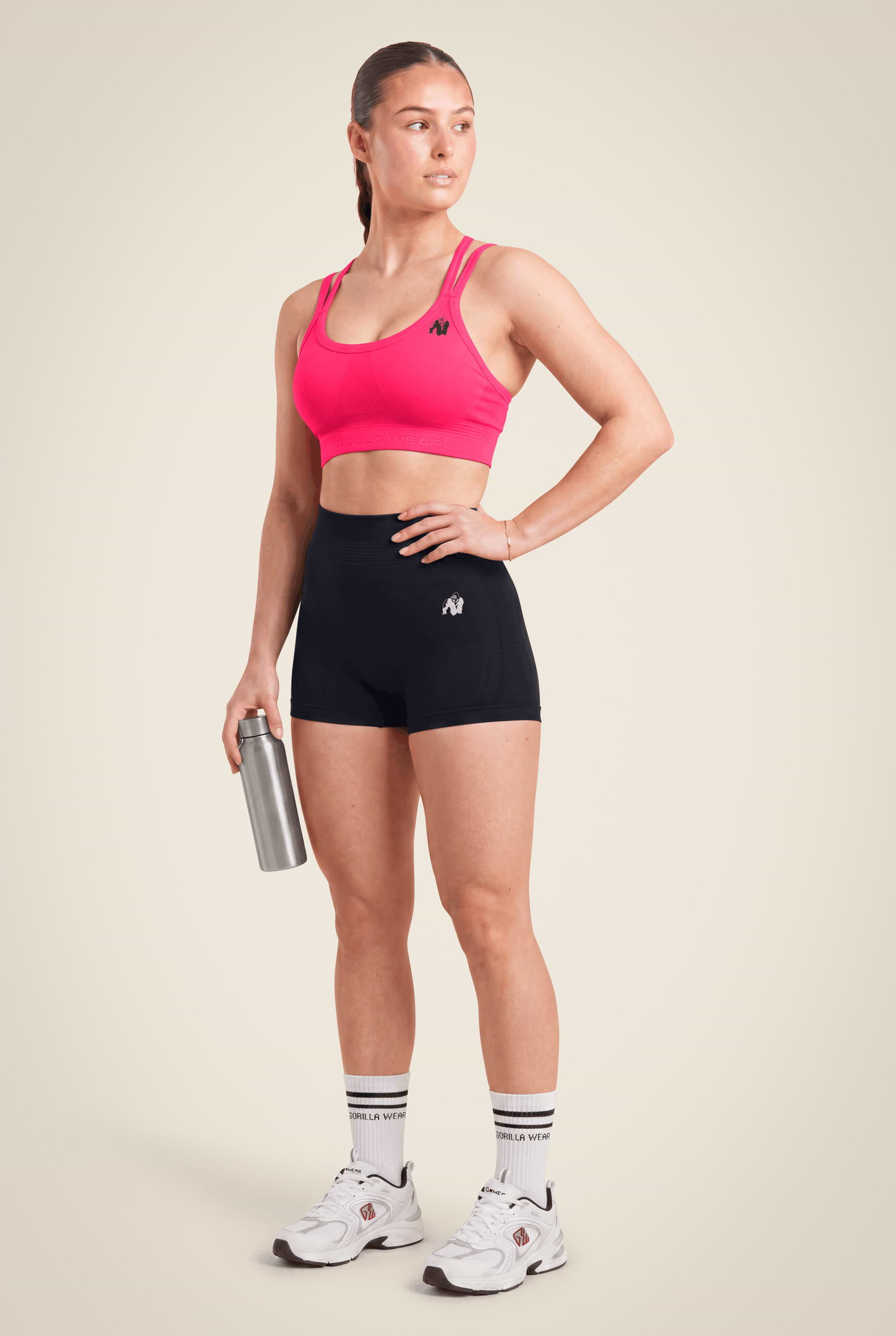 Gorilla Wear Whitney Seamless Sports Bra Sports Bra Pink