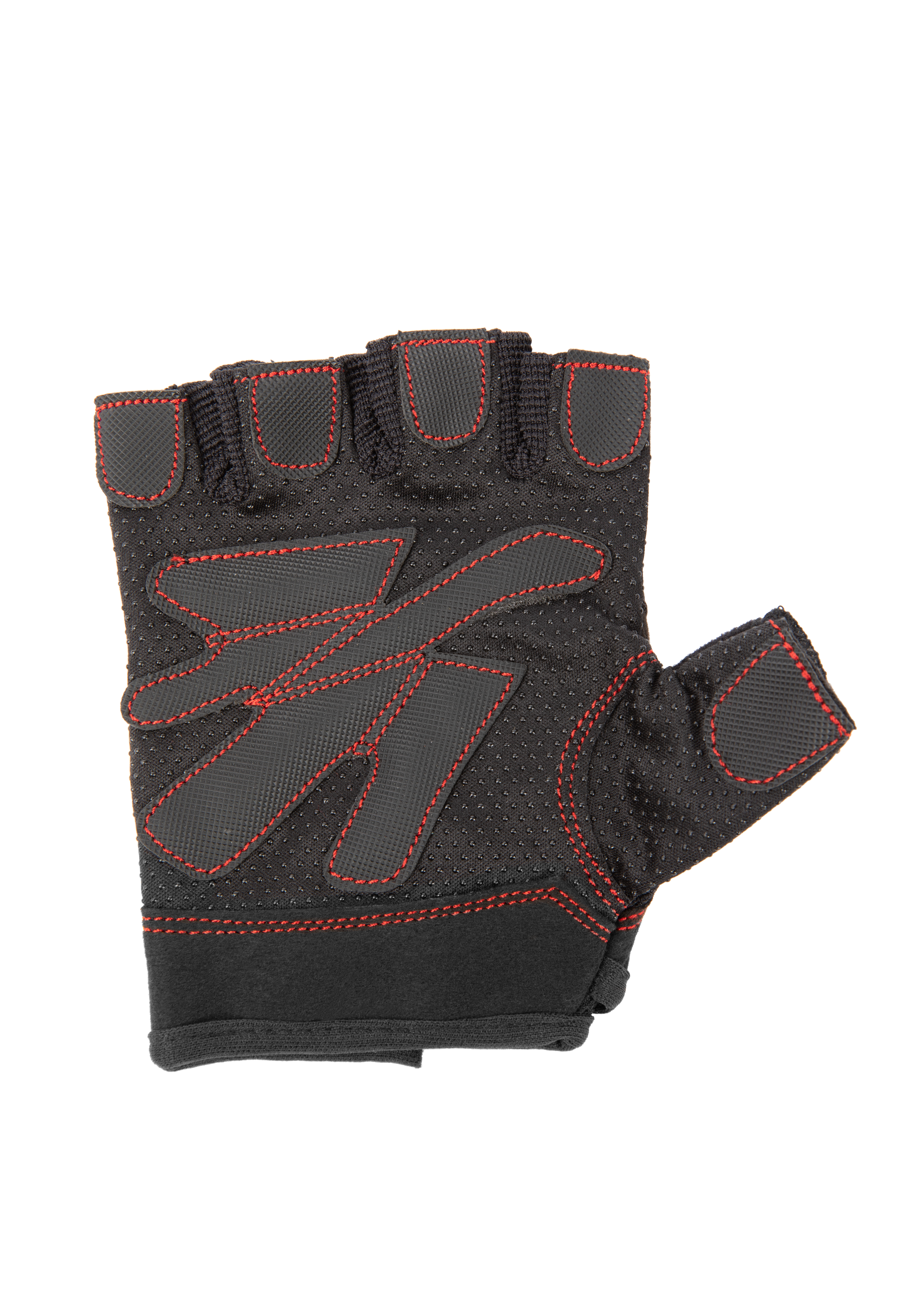 Gorilla Wear Women's Fitness Gloves Workout Gloves & Grips Black/Red Stitched