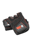 Gorilla Wear Women's Fitness Gloves Workout Gloves & Grips Black/Red Stitched