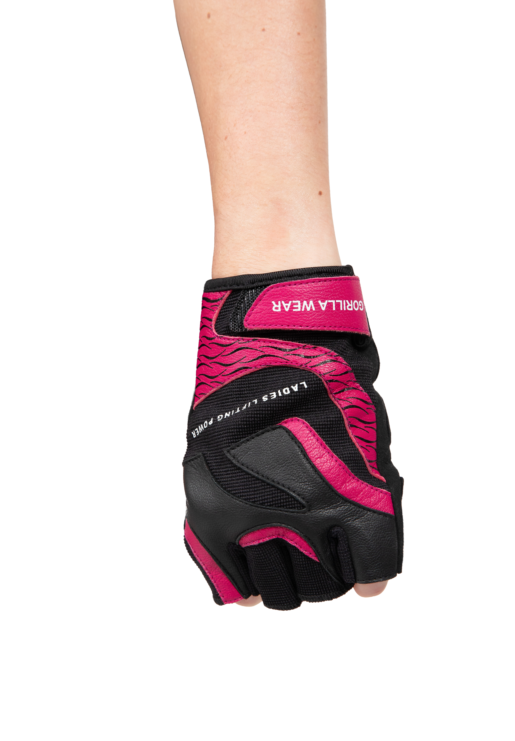 Gorilla Wear Women's Fitness Gloves 2.0 Workout Gloves & Grips Black/Pink
