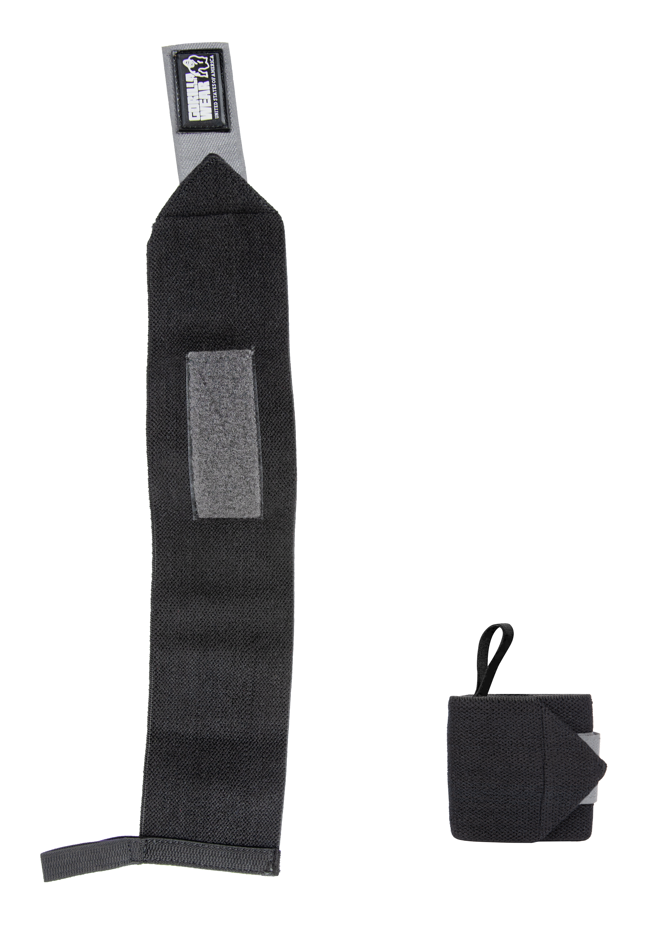 Gorilla Wear Wrist Wraps BASIC Lifting Straps & Wraps Black/Gray