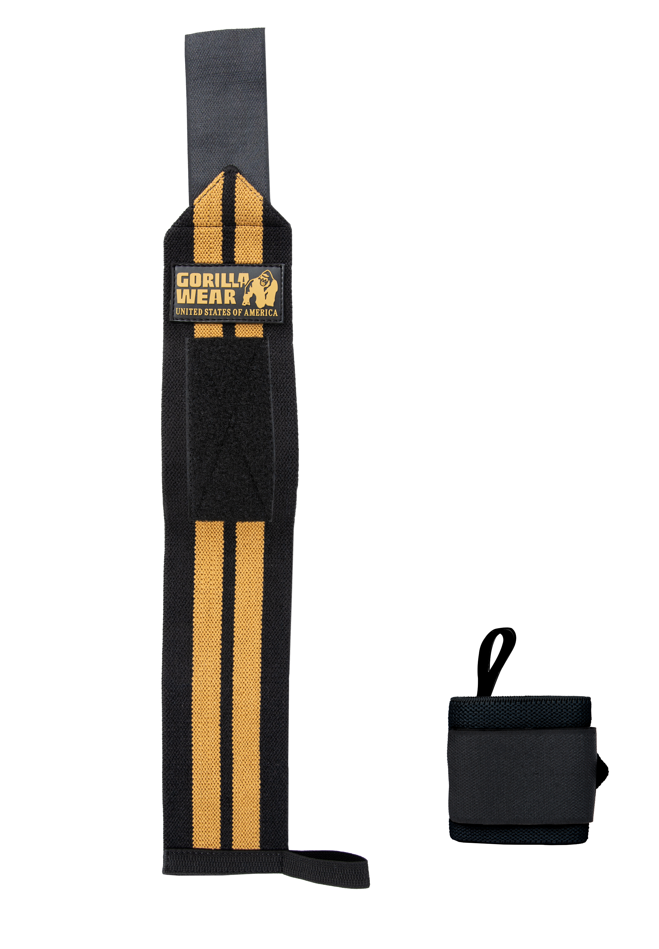 Gorilla Wear Wrist Wraps PRO Lifting Straps & Wraps Black/Gold