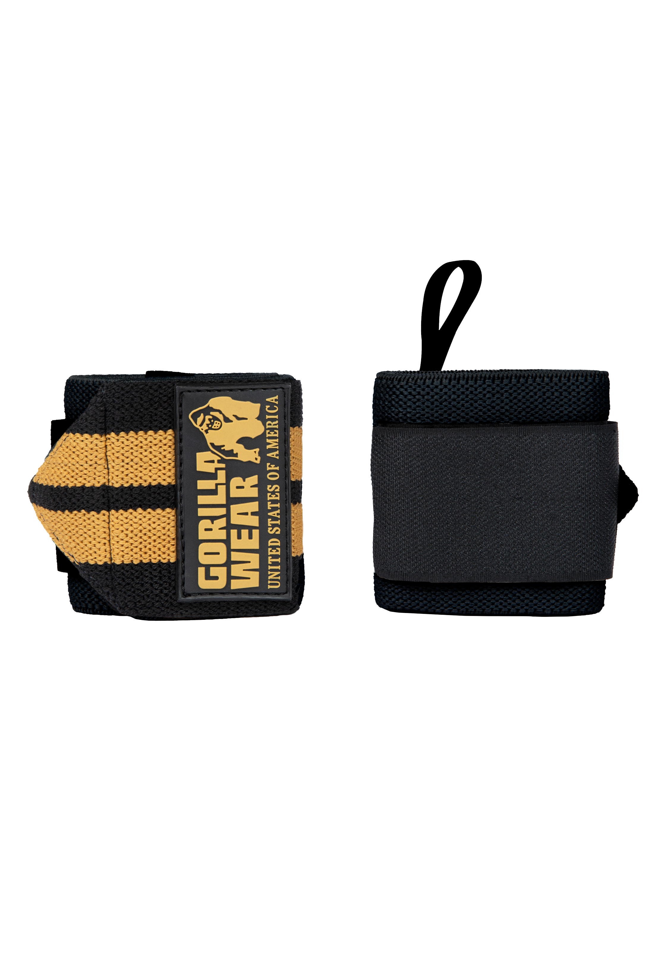Gorilla Wear Wrist Wraps PRO Lifting Straps & Wraps Black/Gold