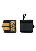 Gorilla Wear Wrist Wraps PRO Lifting Straps & Wraps Black/Gold