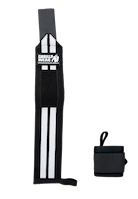 Gorilla Wear Wrist Wraps PRO Lifting Straps & Wraps Black/White