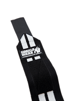 Gorilla Wear Wrist Wraps PRO Lifting Straps & Wraps Black/White