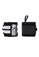 Gorilla Wear Wrist Wraps PRO Lifting Straps & Wraps Black/White