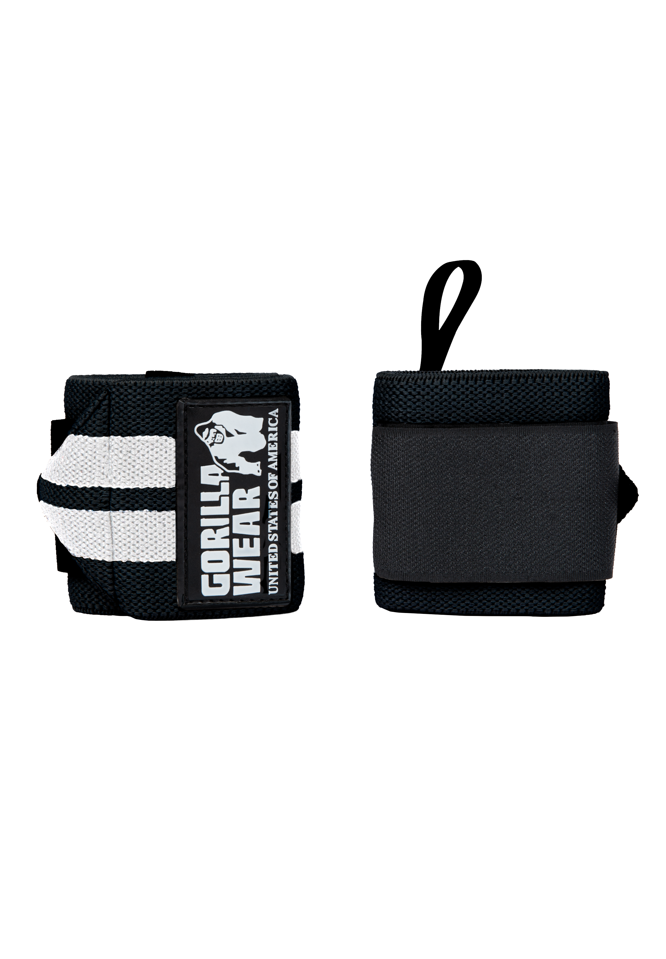 Gorilla Wear Wrist Wraps PRO Lifting Straps & Wraps Black/White