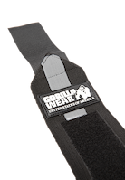 Gorilla Wear Wrist Wraps ULTRA Lifting Straps & Wraps Black/Gray