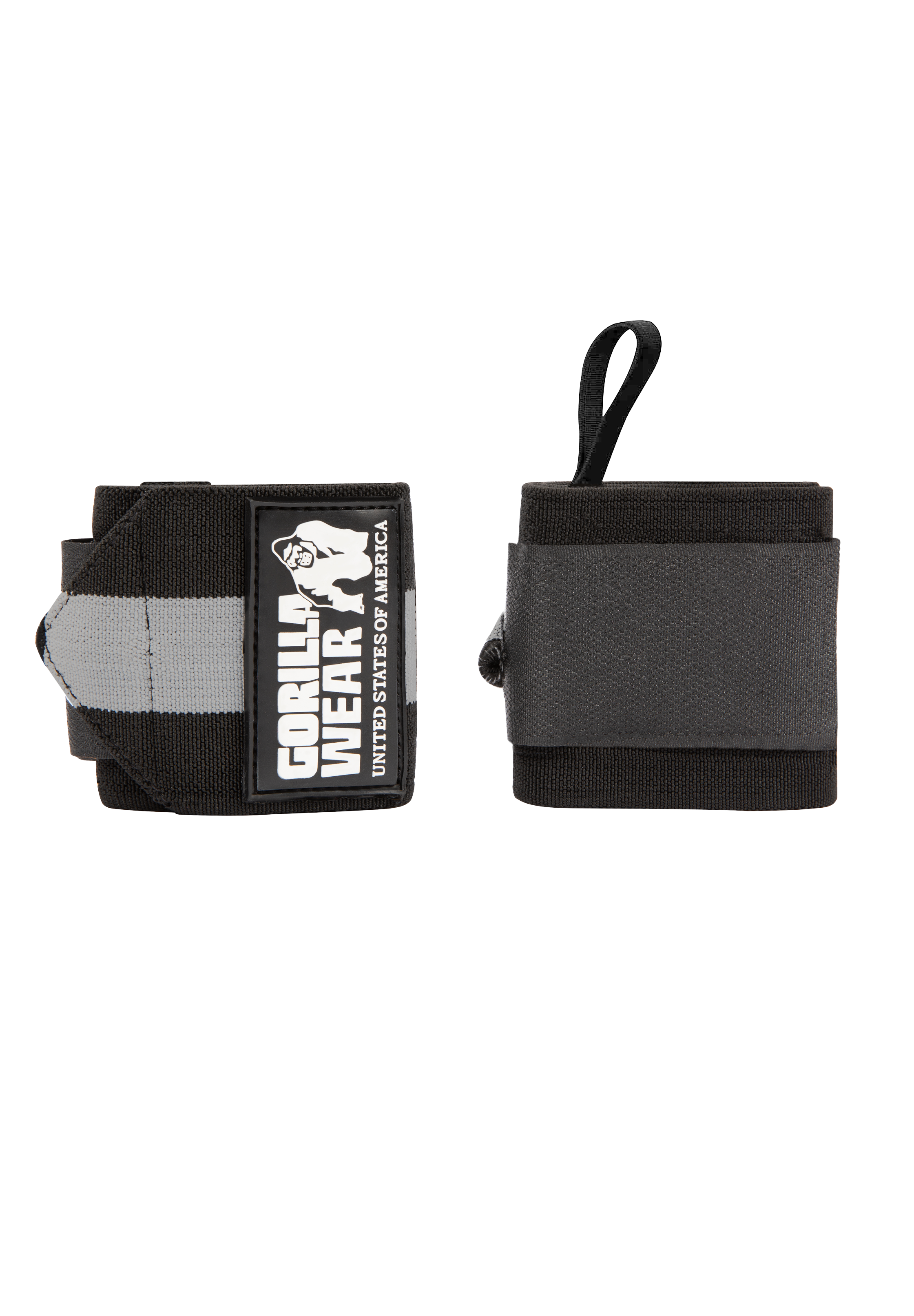 Gorilla Wear Wrist Wraps ULTRA Lifting Straps & Wraps Black/Gray