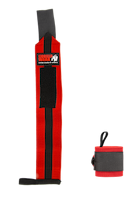 Gorilla Wear Wrist Wraps ULTRA Lifting Straps & Wraps Black/Red