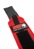 Gorilla Wear Wrist Wraps ULTRA Lifting Straps & Wraps Black/Red