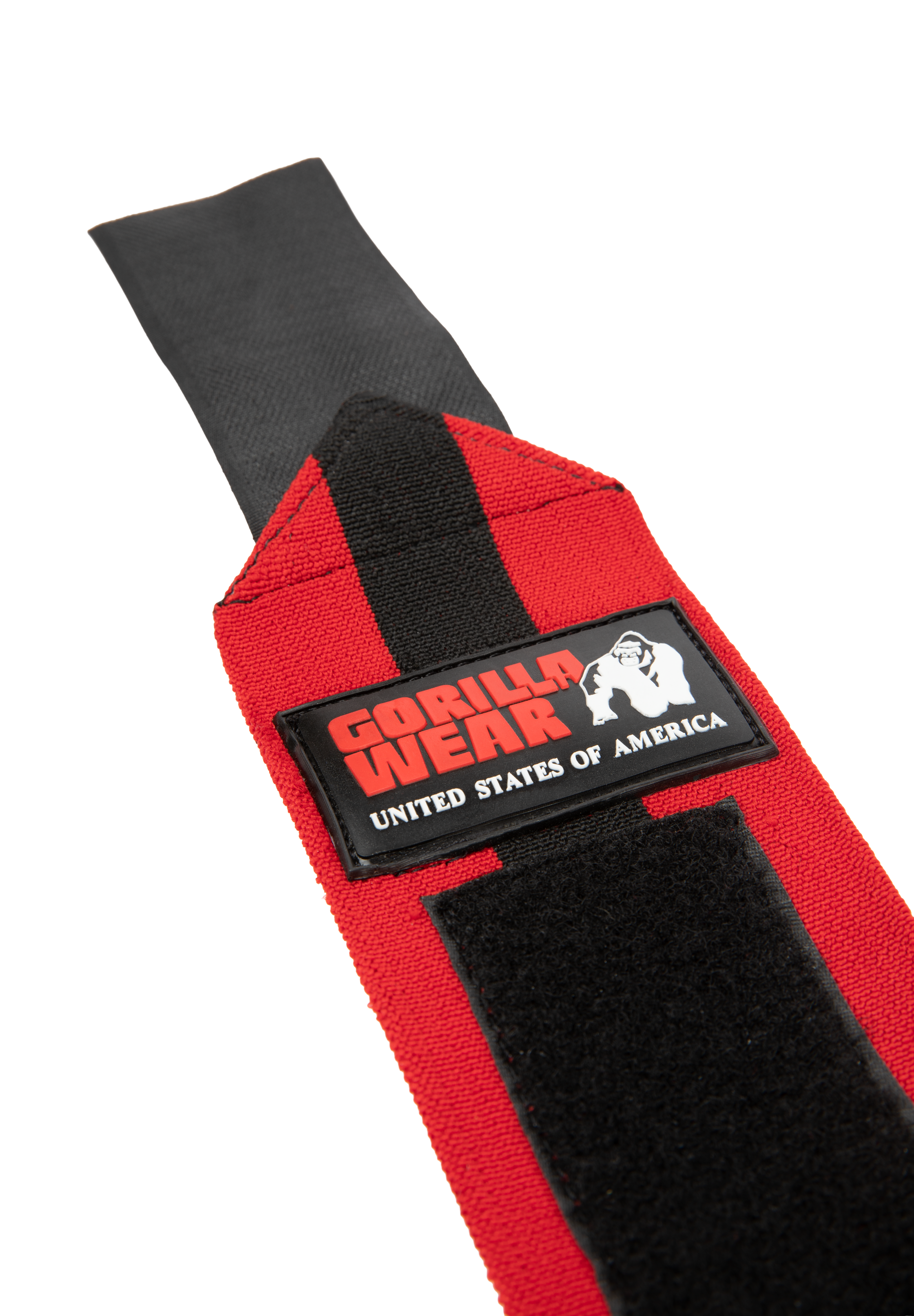 Gorilla Wear Wrist Wraps ULTRA Lifting Straps & Wraps Black/Red