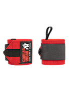 Gorilla Wear Wrist Wraps ULTRA Lifting Straps & Wraps Black/Red