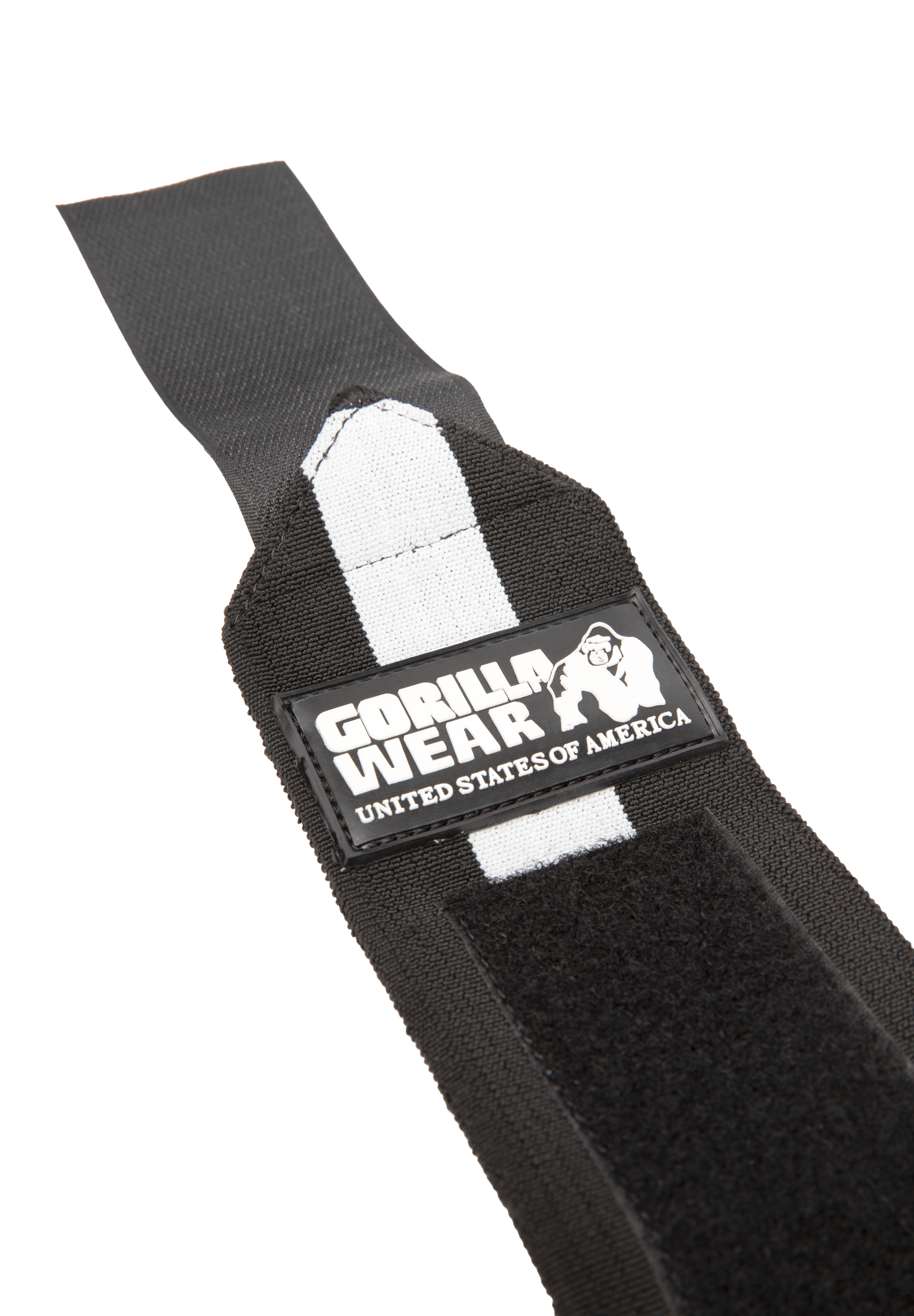 Gorilla Wear Wrist Wraps ULTRA Lifting Straps & Wraps Black/White