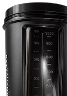 Gorilla Wear XXL Power Shaker 1000ML Shakers & Bottles Black
