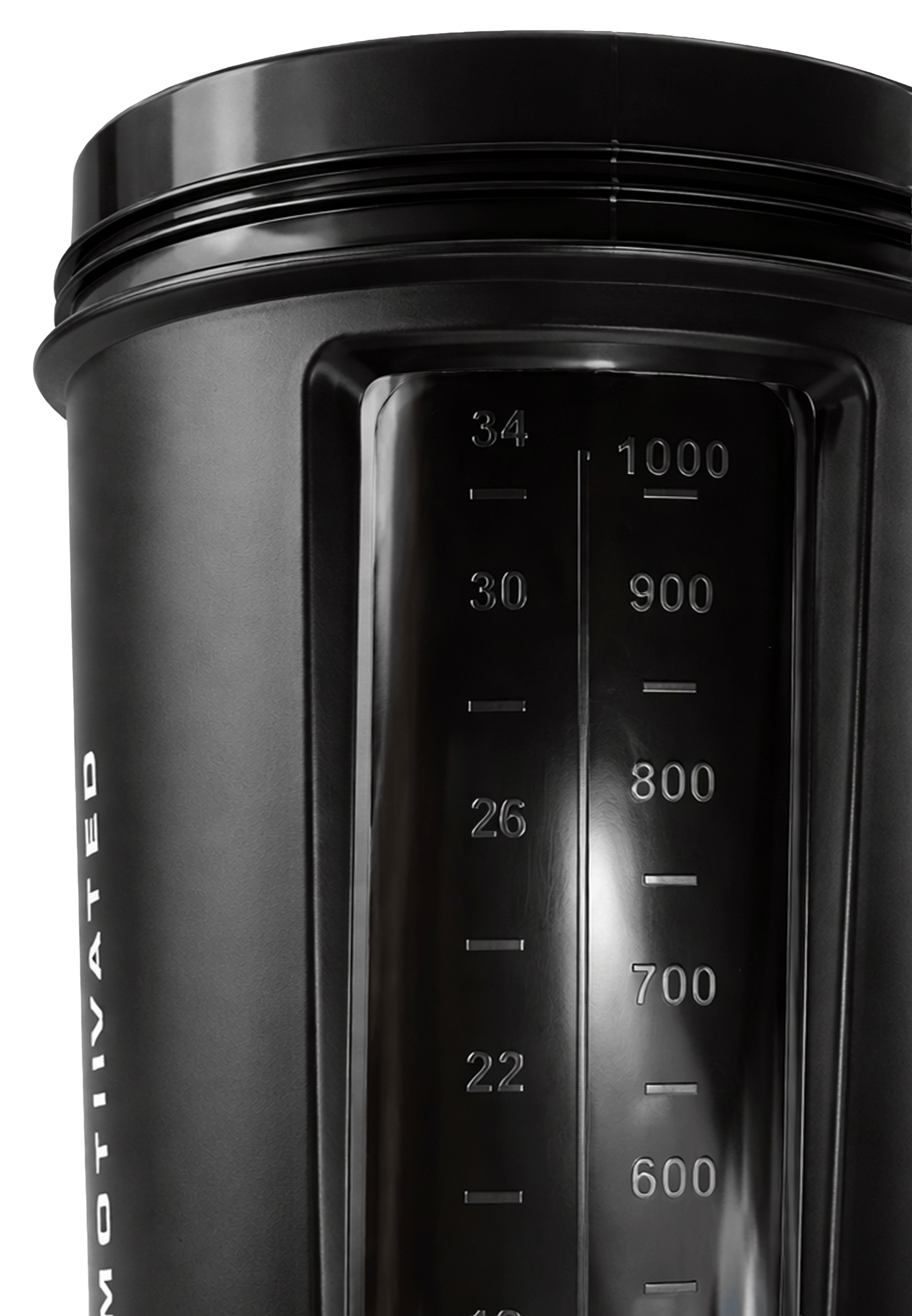 Gorilla Wear XXL Power Shaker 1000ML Shakers & Bottles Black