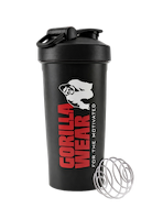 Gorilla Wear XXL Power Shaker 1000ML Shakers & Bottles Black