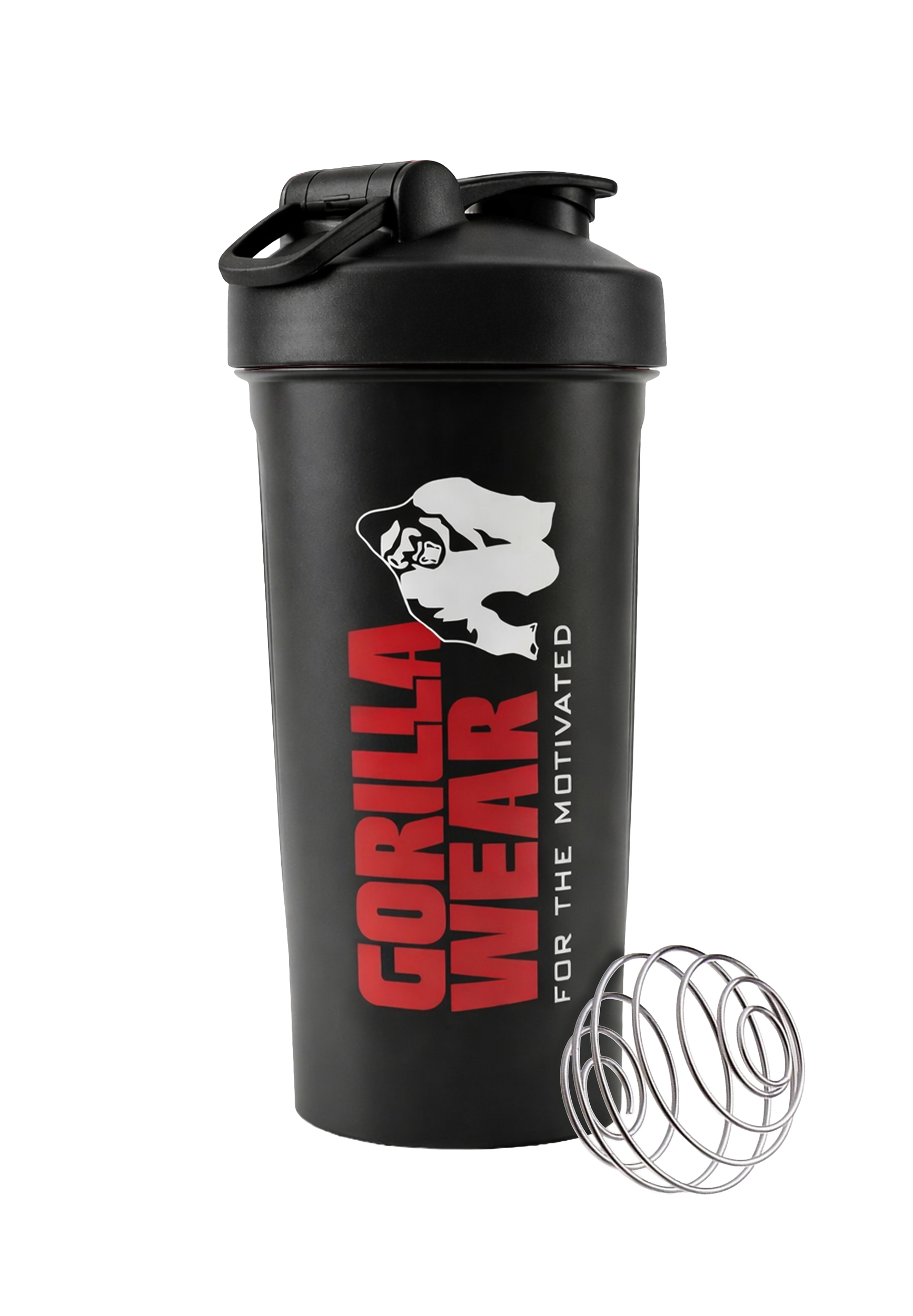Gorilla Wear XXL Power Shaker 1000ML Shakers & Bottles Black