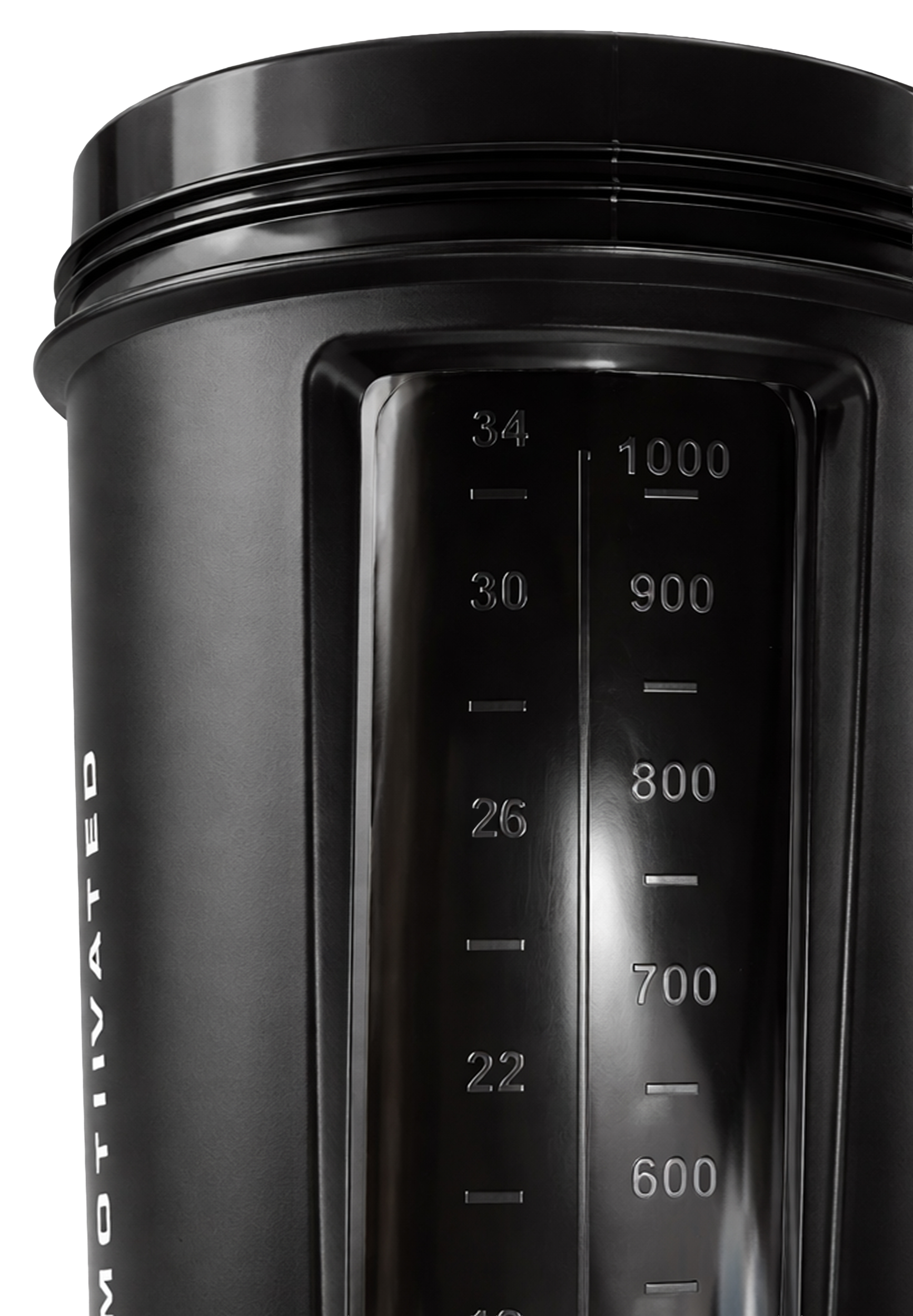 Gorilla Wear XXL Power Shaker 1000ML Shakers & Bottles Black/Red
