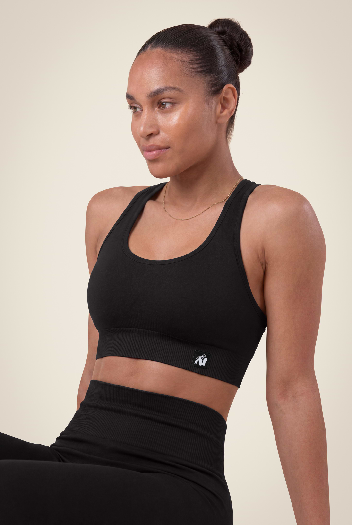 Gorilla Wear Yava Seamless Sports Bra Sports Bra Black