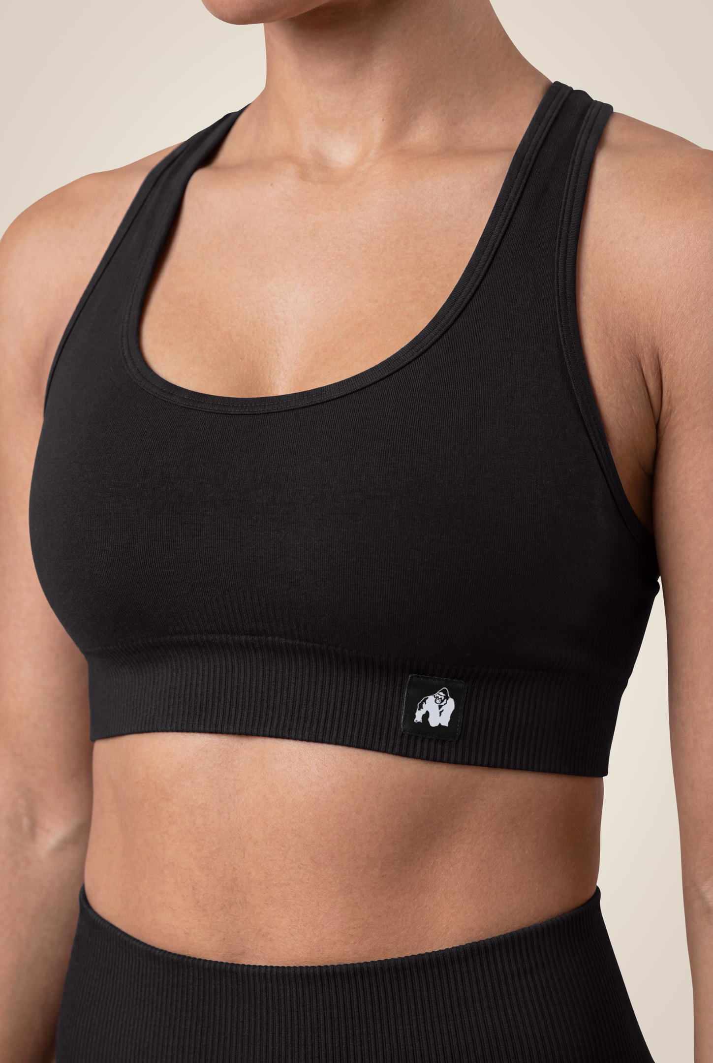 Gorilla Wear Yava Seamless Sports Bra Sports Bra Black