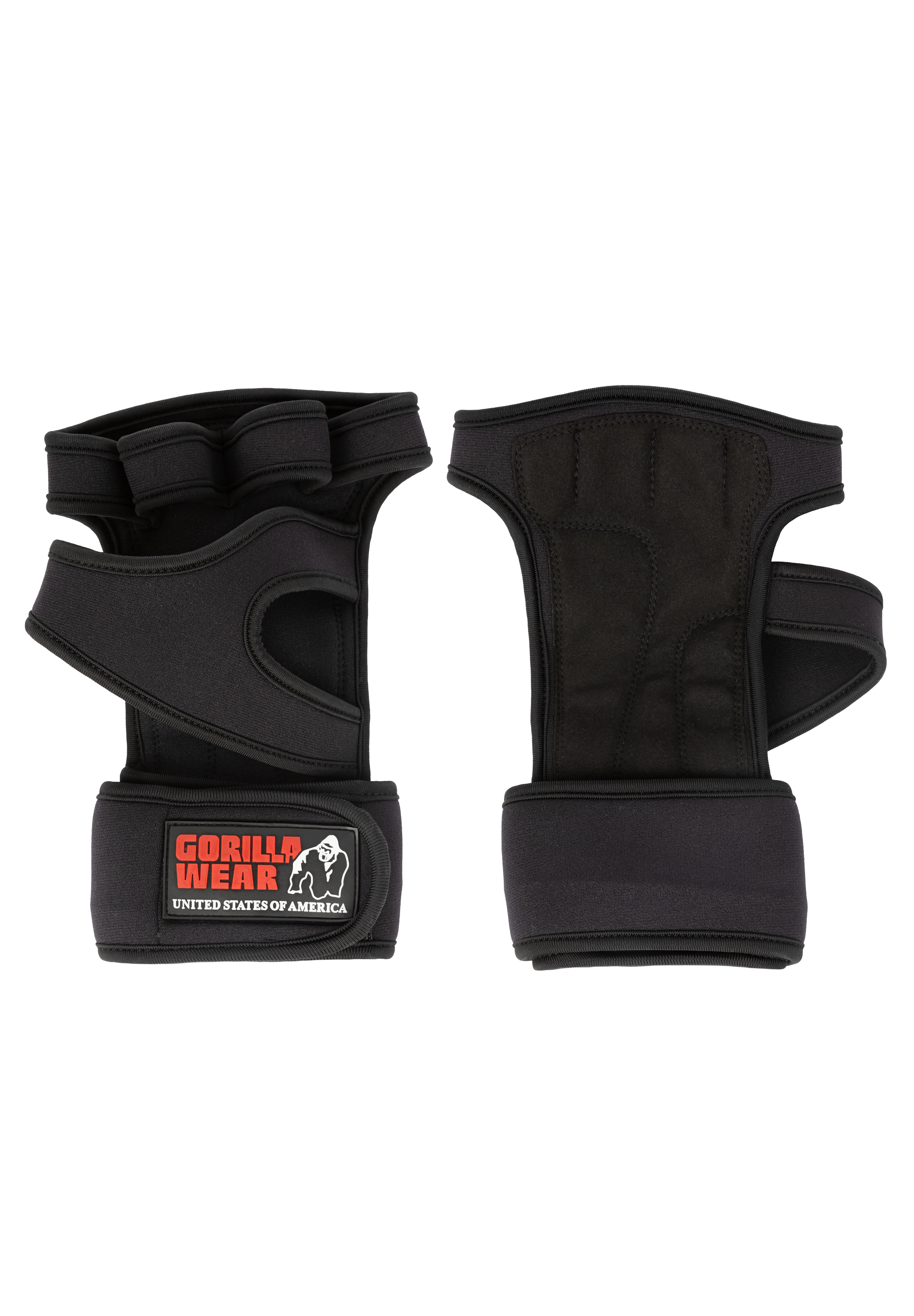 Gorilla Wear Yuma Weight Lifting Workout Gloves Workout Gloves & Grips Black