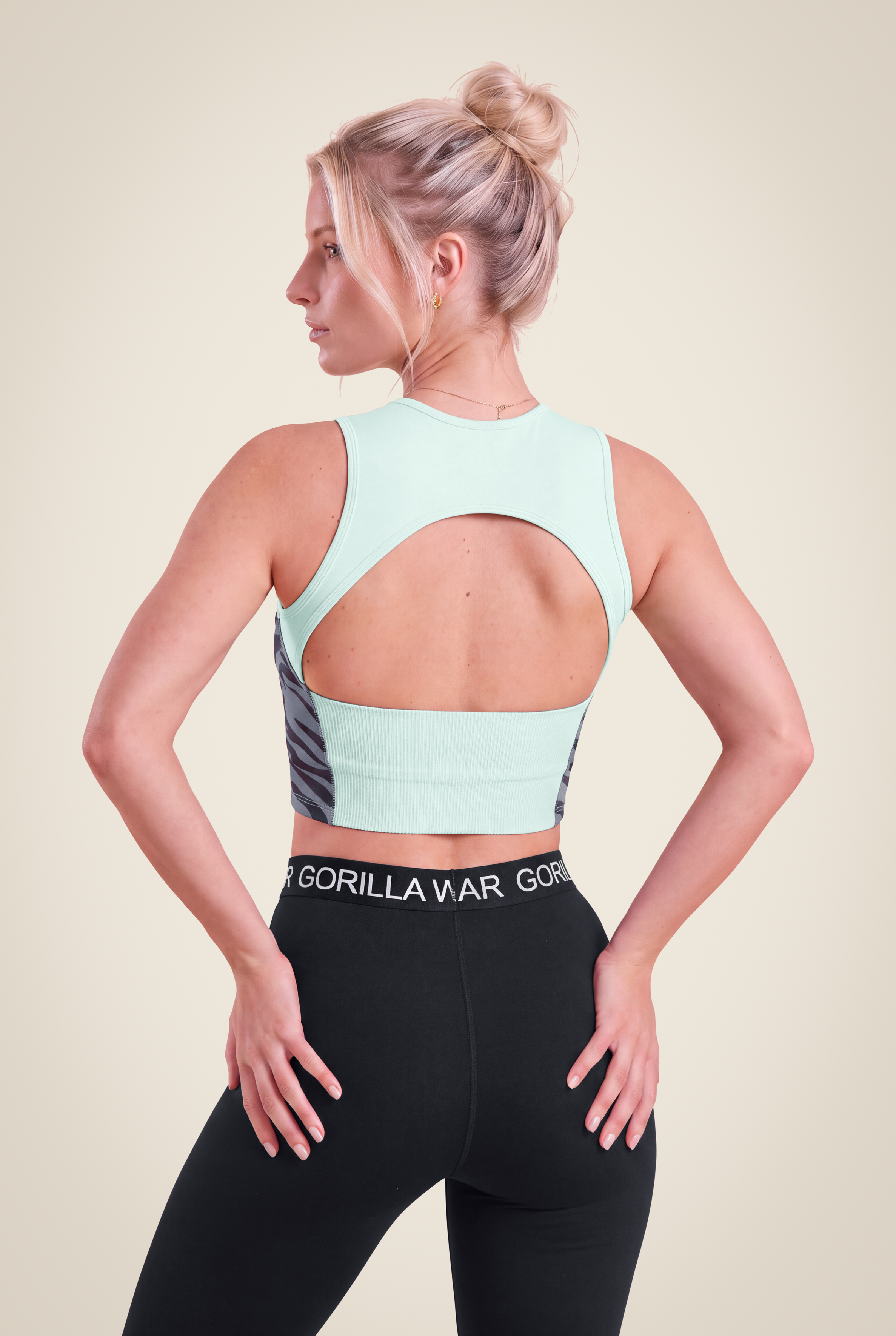Gorilla Wear Zion Crop Top T-Shirt & Tops Green