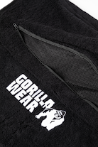 Gorilla Wear Zip Pocket Gym Towel Towels Black