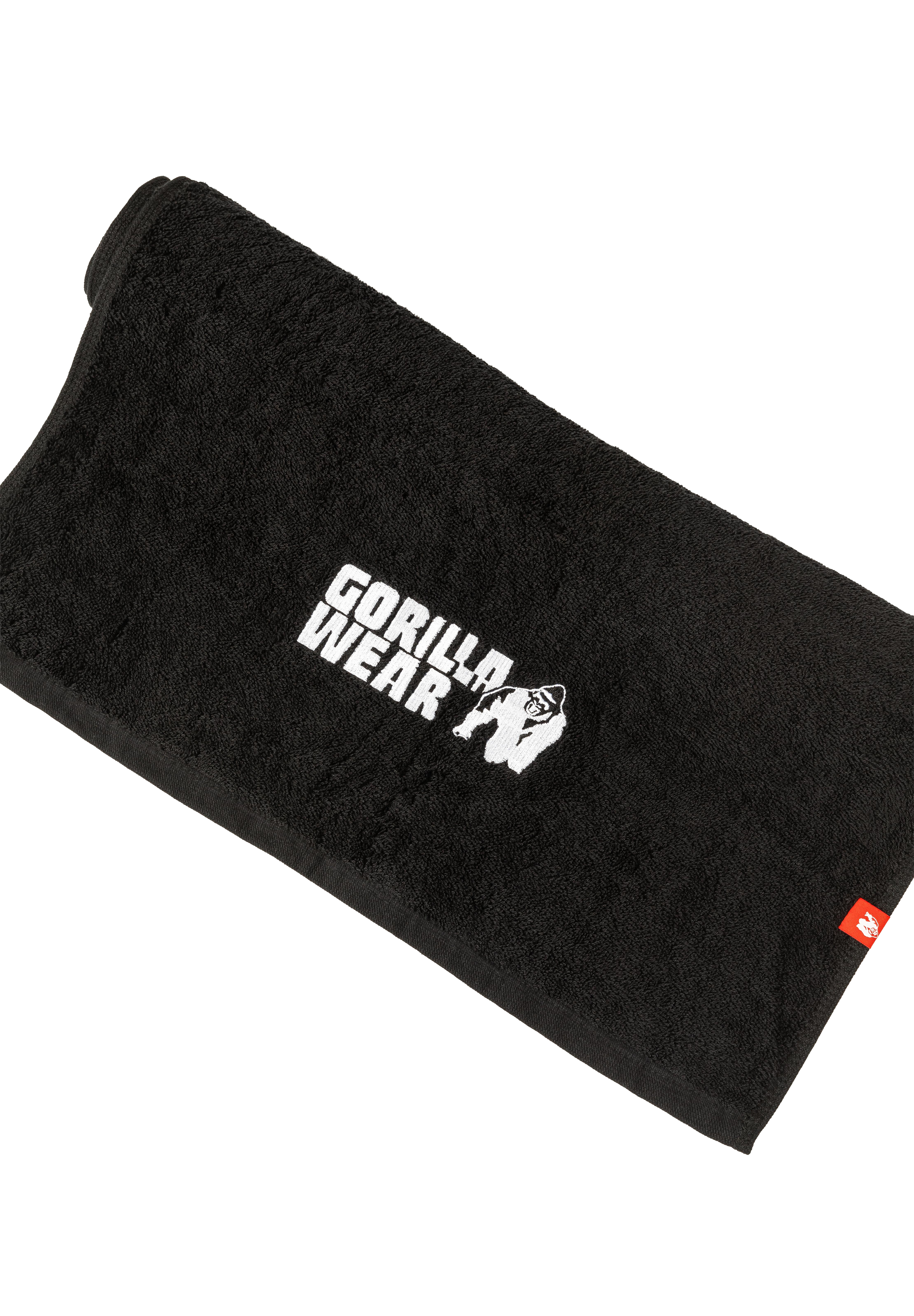 Gorilla Wear Zip Pocket Gym Towel Towels Black