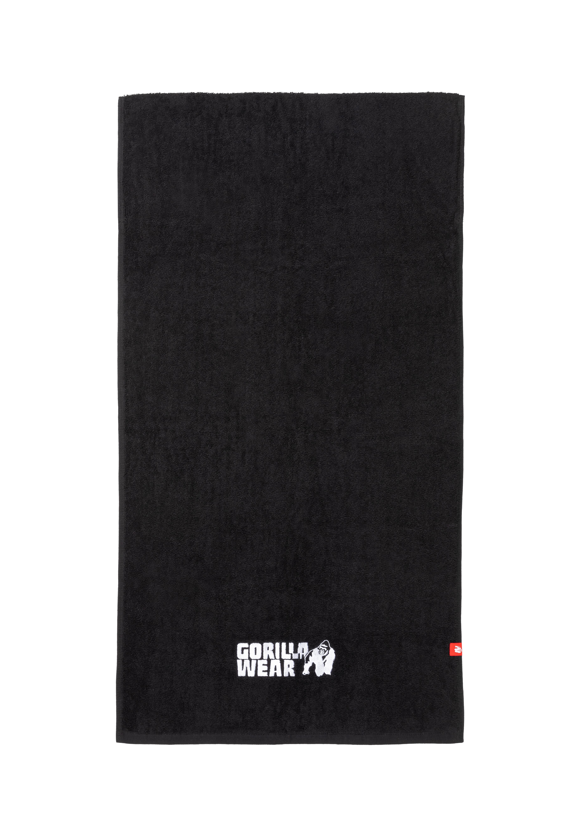 Gorilla Wear Zip Pocket Gym Towel Towels Black