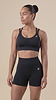 Gorilla Wear Whitney Seamless Sports Bra Sports Bra Black
