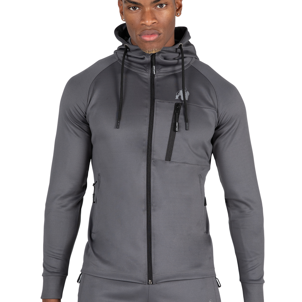 Scottsdale Track Jacket - Gray – Gorilla Wear