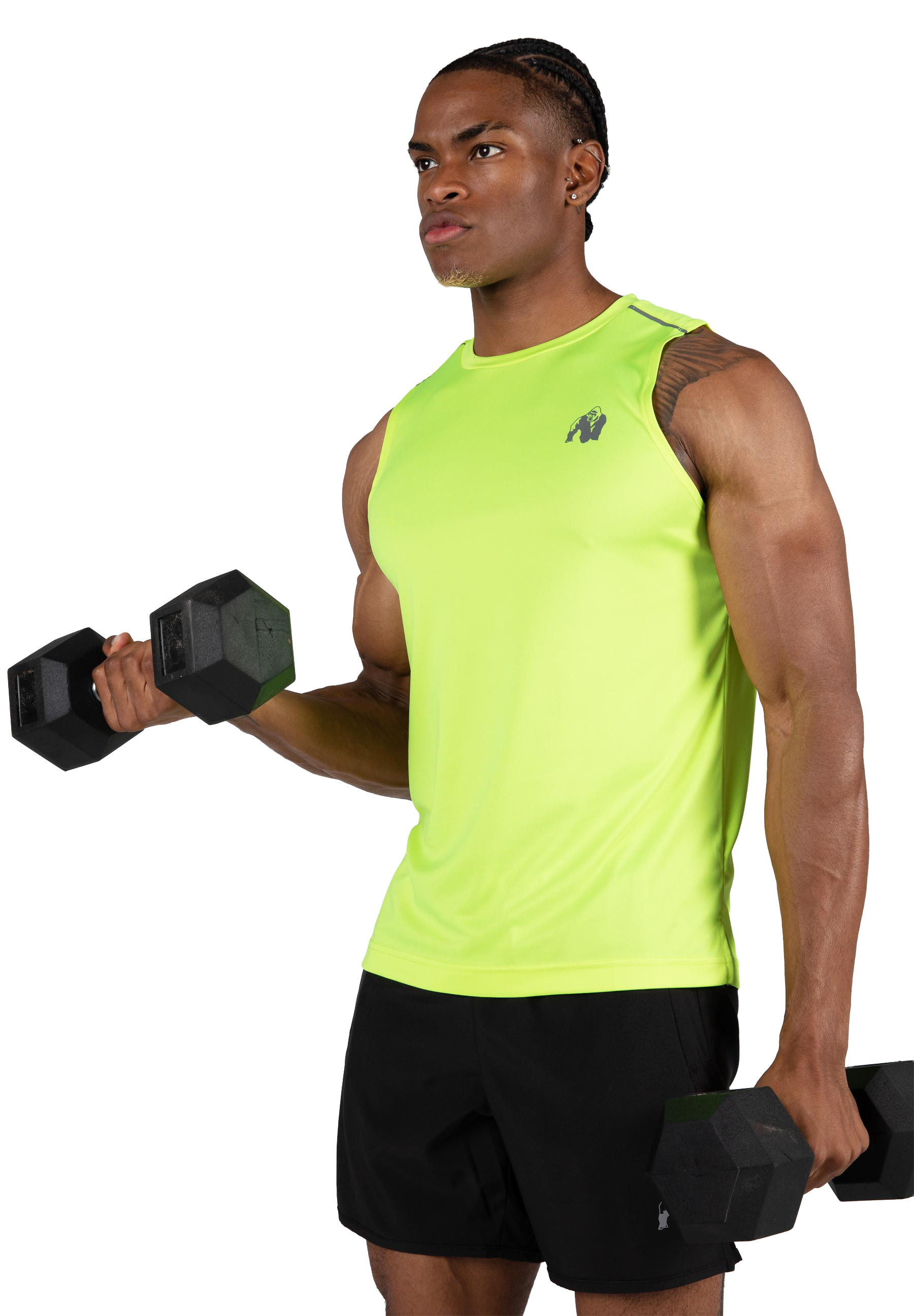 Washington Tank Top - Neon Yellow