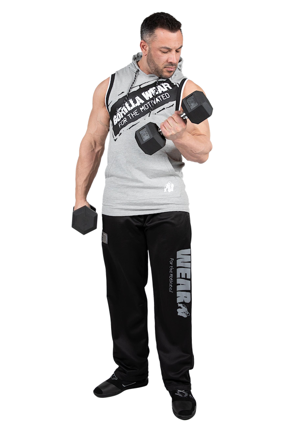 Loretto Hooded Tank Top - Gray
