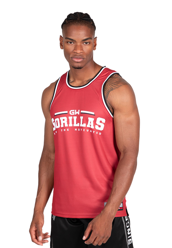 Keene Reversible Tank Top - Red/Black