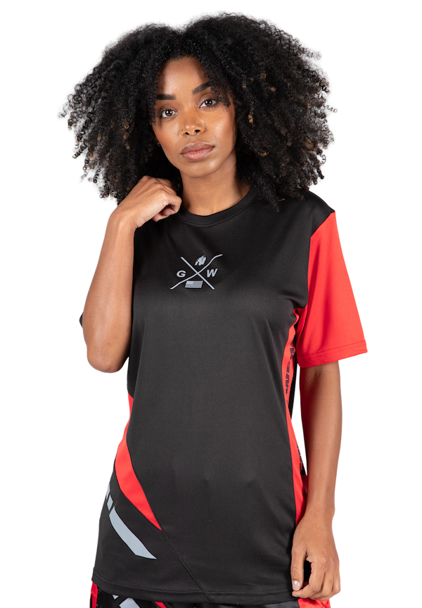 Hornell T-Shirt - Black/Red - Unisex