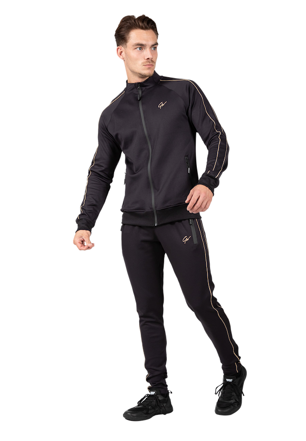 Wenden Track Jacket - Black/Gold