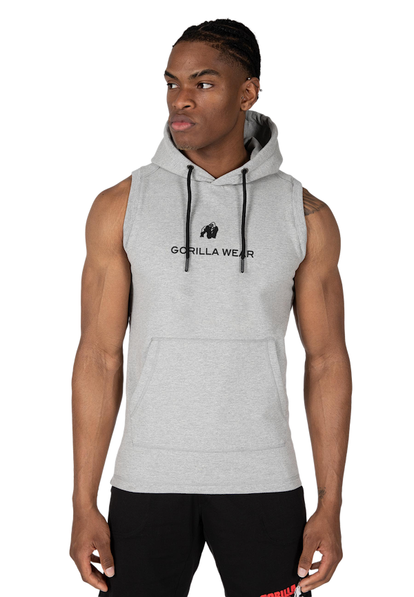 Lincoln Sleeveless Hoodie - Gray