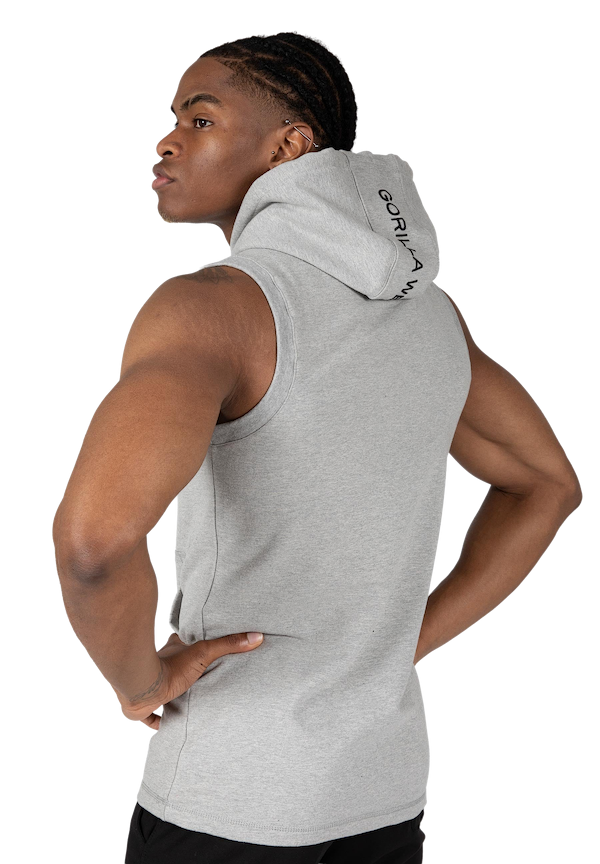 Lincoln Sleeveless Hoodie - Gray