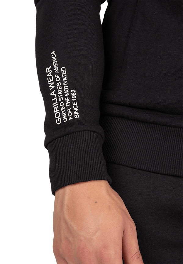 Payette Zipped Hoodie - Black