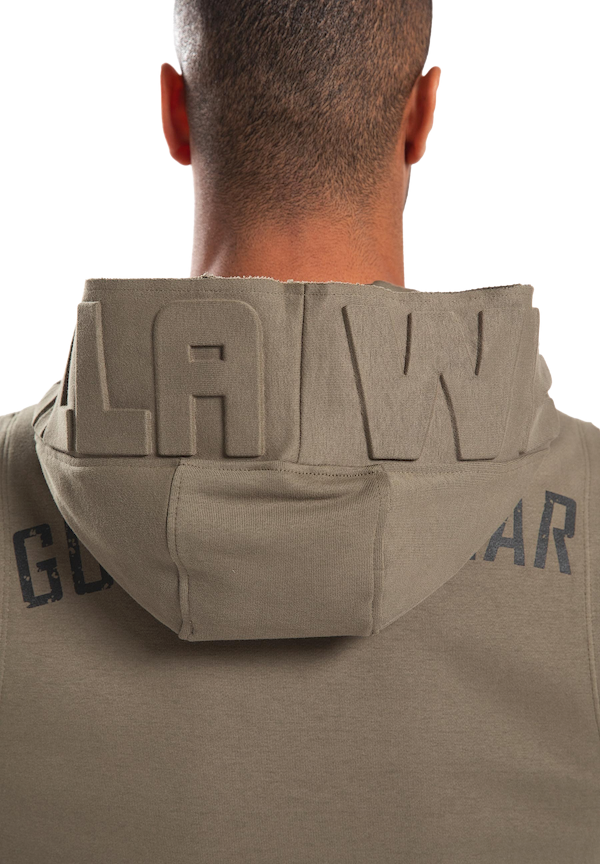 Marshall Sleeveless Hoodie - Army Green
