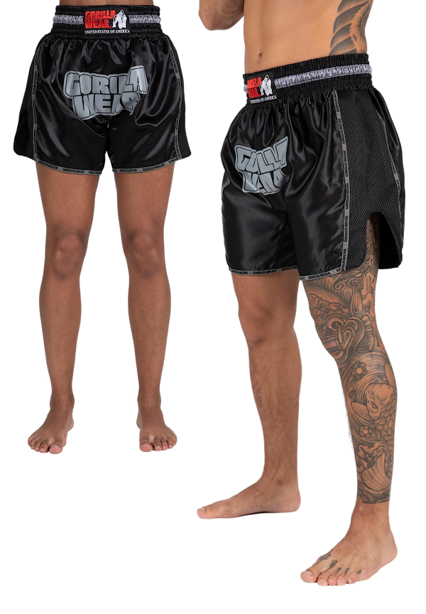 Piru Muay Thai Shorts - Black